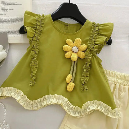 Conjunto Infantil Margarida Encantada