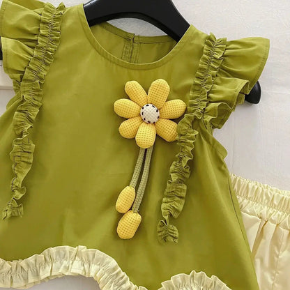 Conjunto Infantil Margarida Encantada