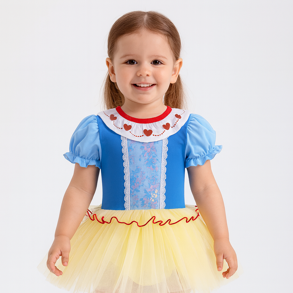 Fantasia Tutu Princesa Branca de Neve