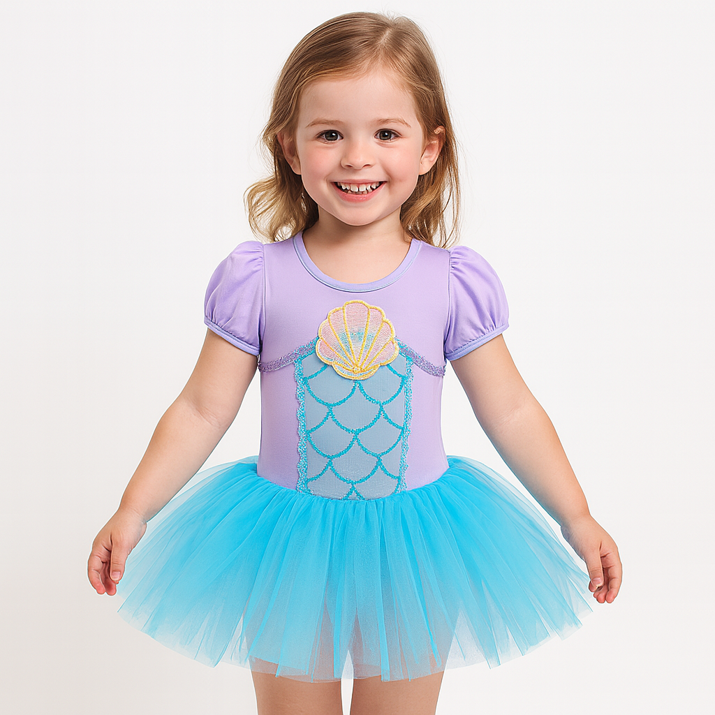 Fantasia Tutu Princesa Ariel Sereia Encantada