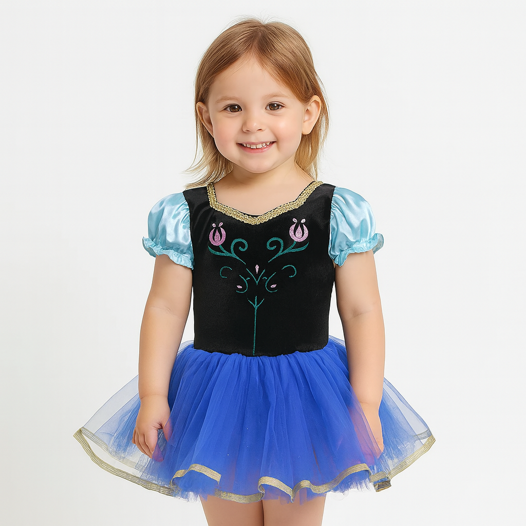 Fantasia Tutu Princesa Anna Encantada