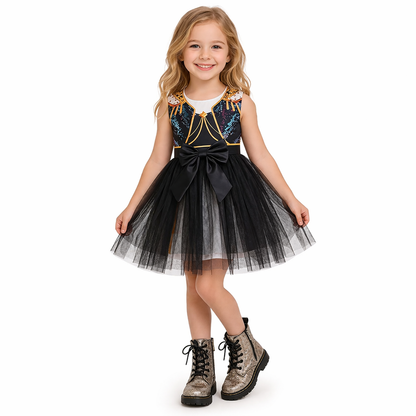 Vestido Infantil Mira K-pop Dark Stage