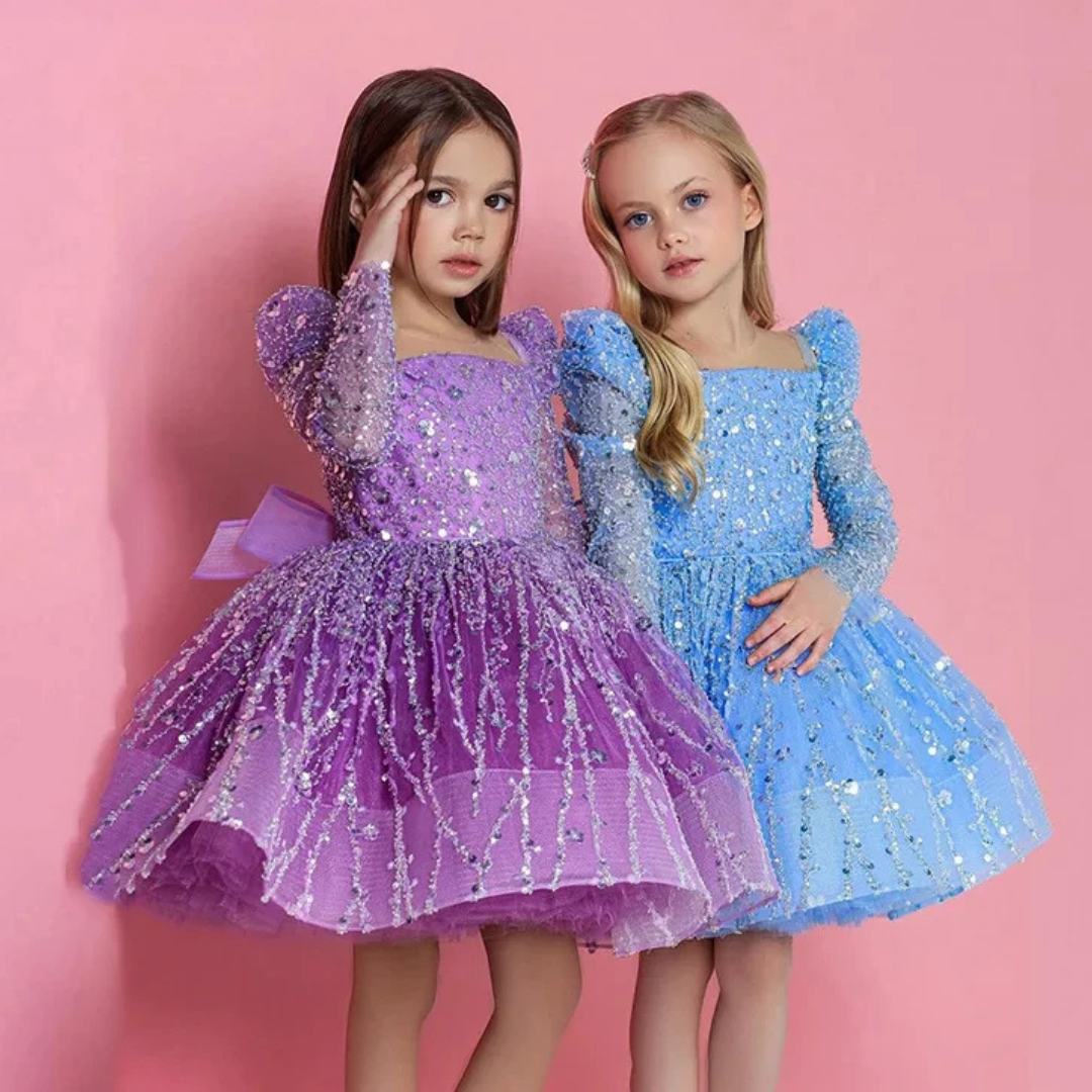 Vestido de Festa Infantil Encanto de Cristal