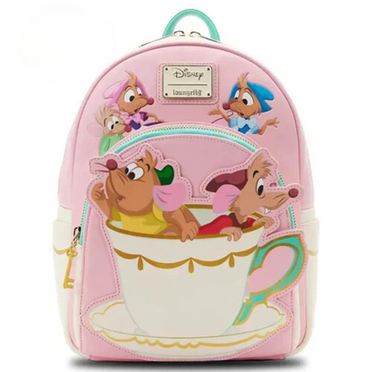 Mochila Cinderela Gus e Jaq