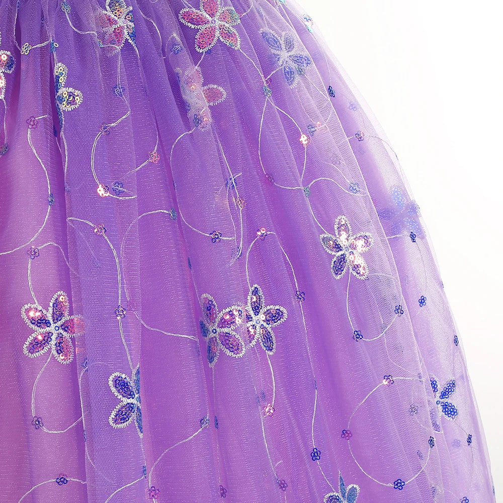 Fantasia Infantil Rapunzel Luxo com Acessórios