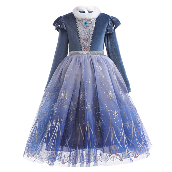 Fantasia Infantil Frozen Inverno