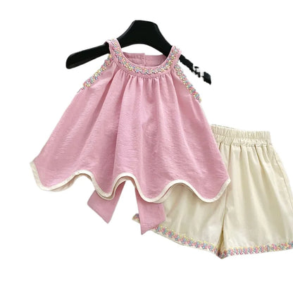 Conjunto Infantil Doce Primavera Rosa
