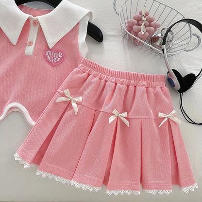 Conjunto Infantil Pink Heart