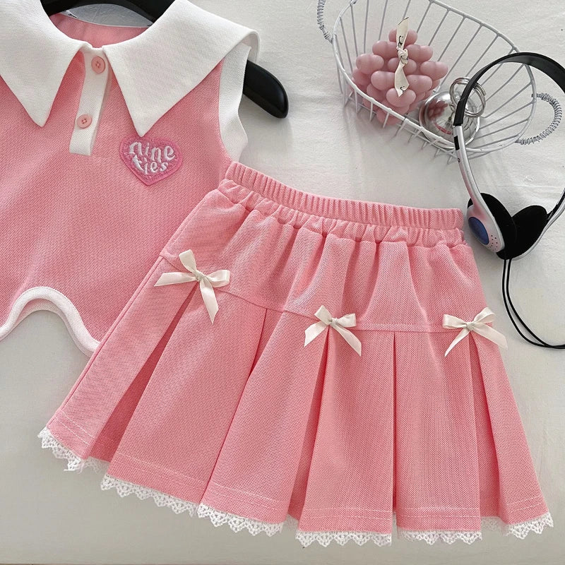 Conjunto Infantil Pink Heart