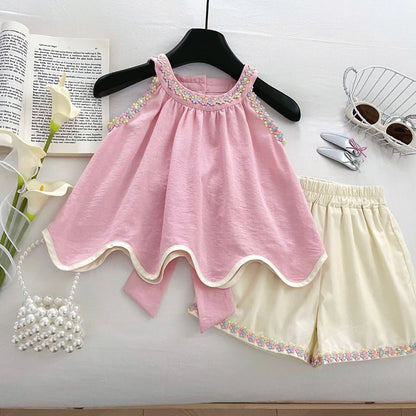 Conjunto Infantil Doce Primavera Rosa