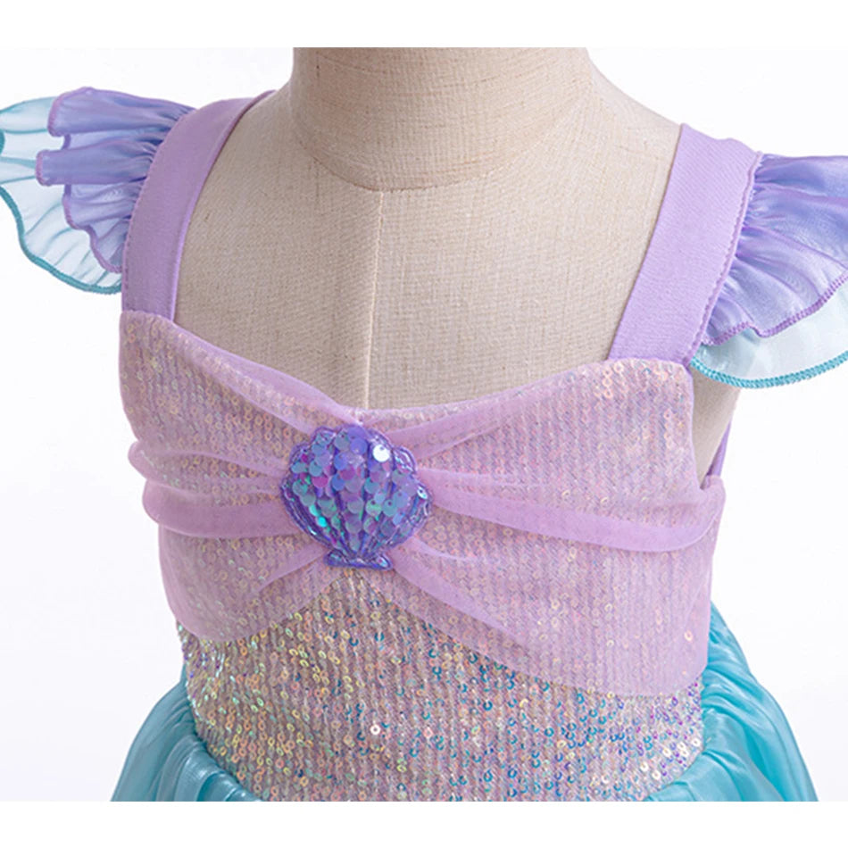 Fantasia Infantil Ariel com Capa