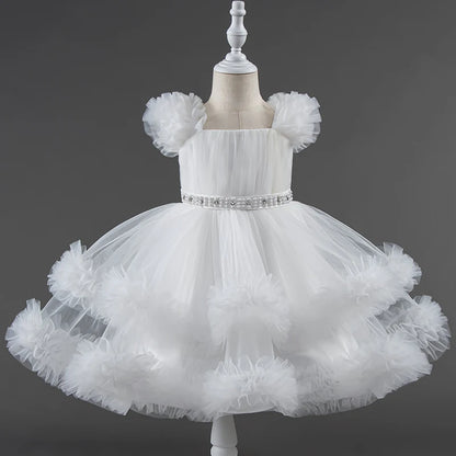 Vestido Infantil de Festa Tule Mariah - Cores