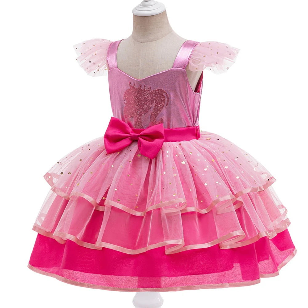 Fantasia Infantil Barbie Coroa, Varinha e Luvas