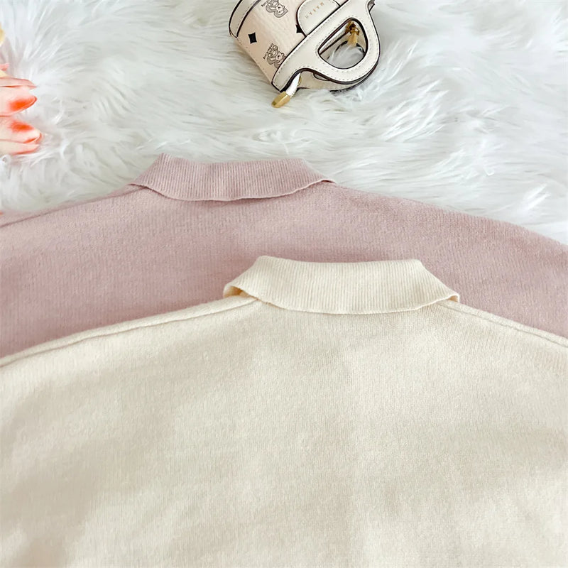 Conjunto Infantil Tricô Ursinho e Coelhinho