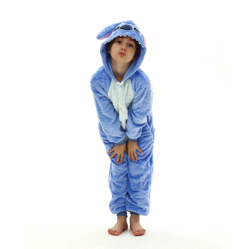 Pijama Macacão Infantil Stitch