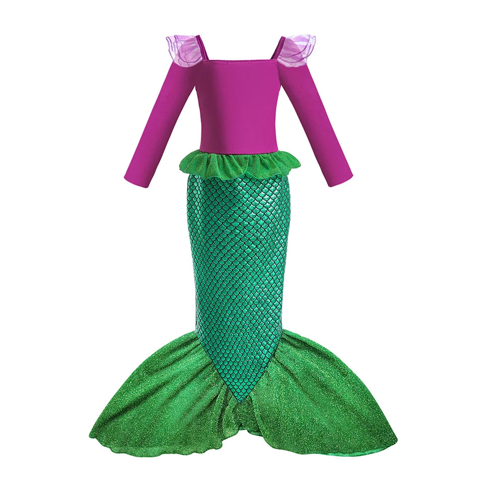 Fantasia Ariel Sereia ML com Peruca