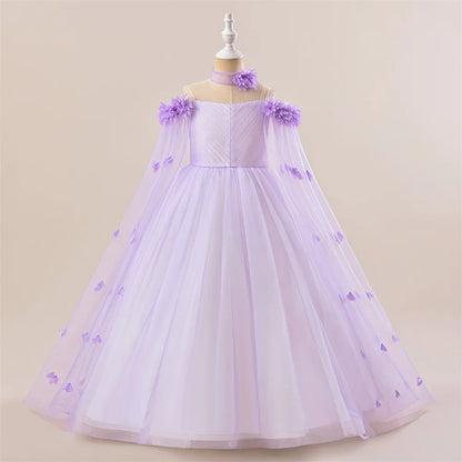 Vestido de Festa Infantil Realeza Floral