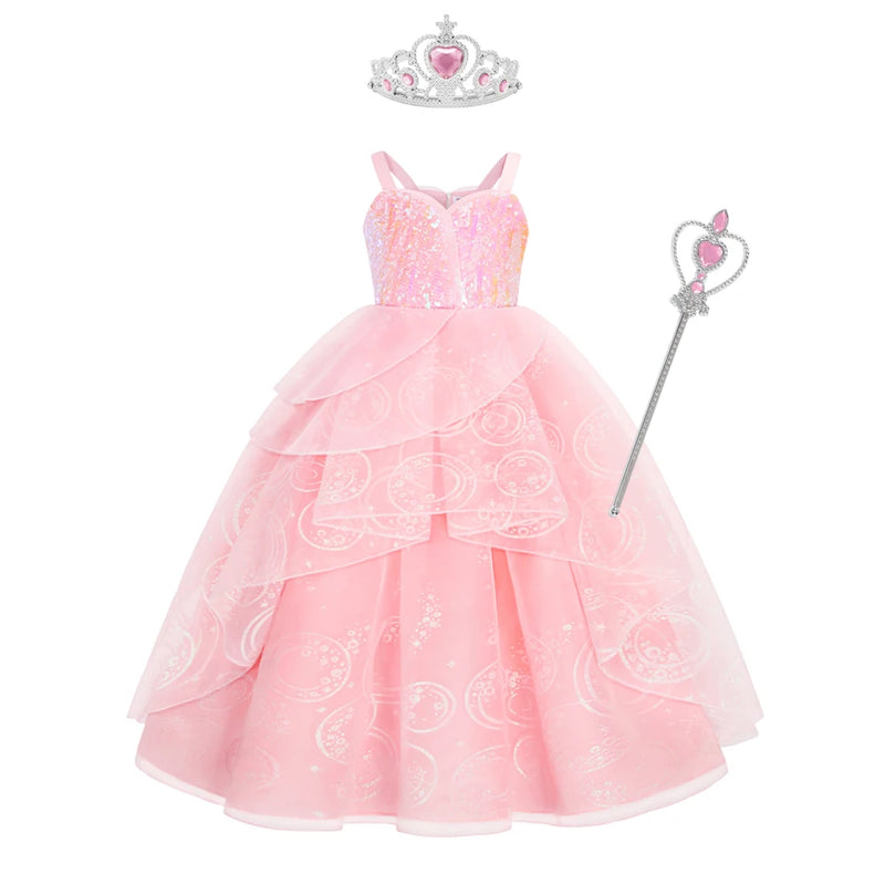 Fantasia Infantil Princesa Rosa