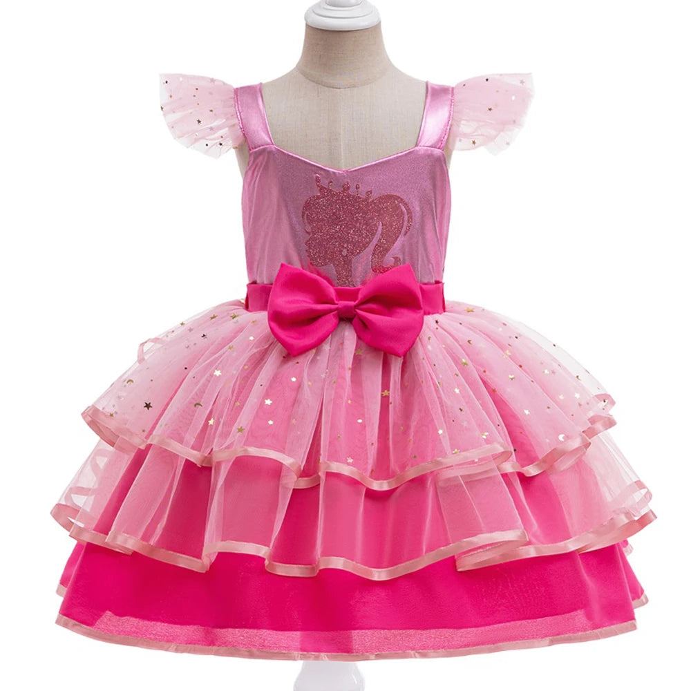 Fantasia Infantil Barbie Coroa, Varinha e Luvas