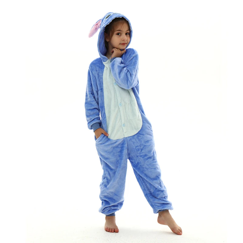 Pijama Macacão Infantil Stitch