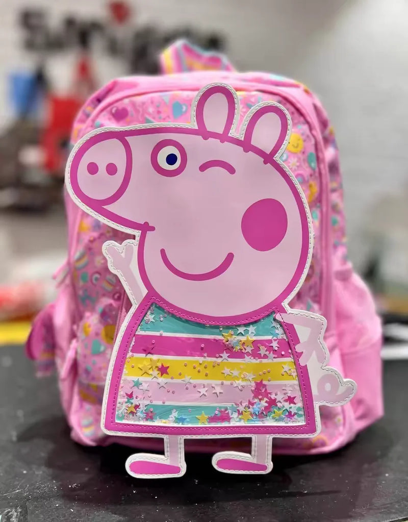 Mochila Escolar Peppa Pig 3D