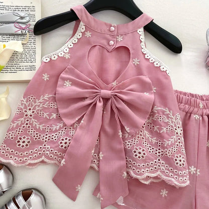 Conjunto Infantil Coração de Encanto