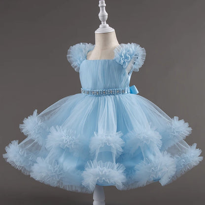 Vestido Infantil de Festa Tule Mariah - Cores