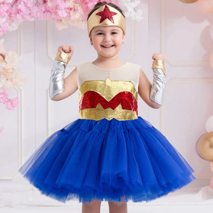 Fantasia Infantil Mulher Maravilha