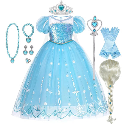 Fantasia Infantil Elsa Completa