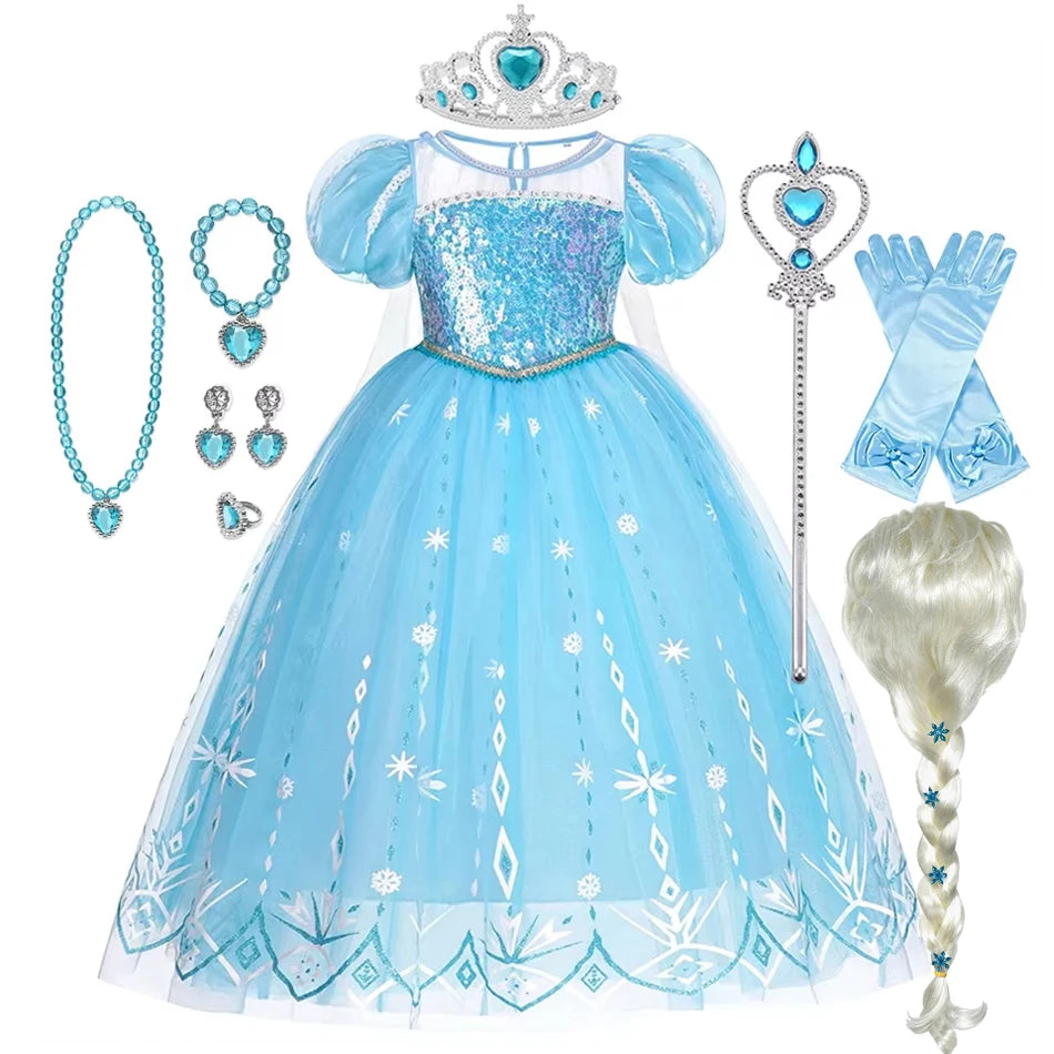 Fantasia Infantil Elsa Completa