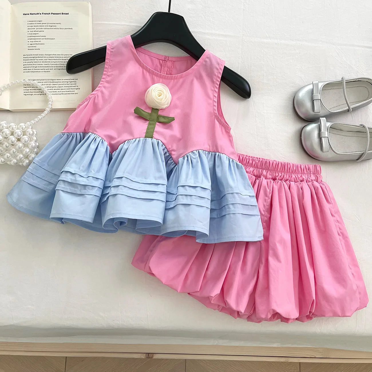 Conjunto Infantil Rosa Bloom
