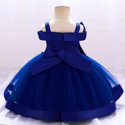 Vestido Infantil Encanto Floral com Laço
