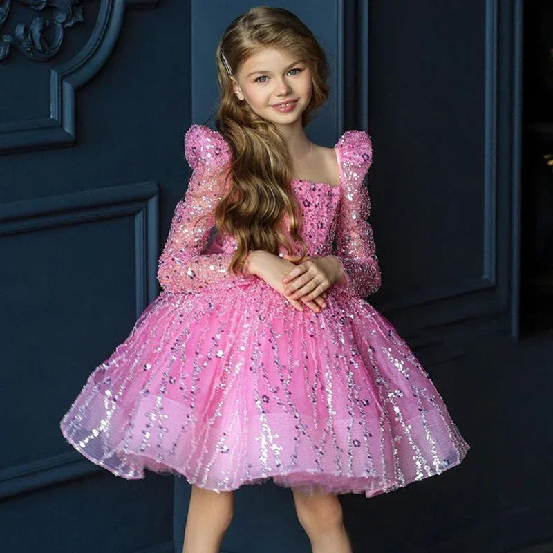Vestido de Festa Infantil Encanto de Cristal