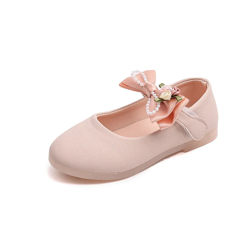 Sapatilha Infantil Elegance com Laço Floral