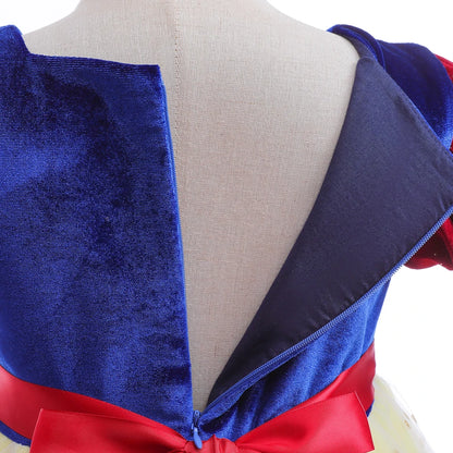 Fantasia Infantil Branca de Neve Lux Veludo