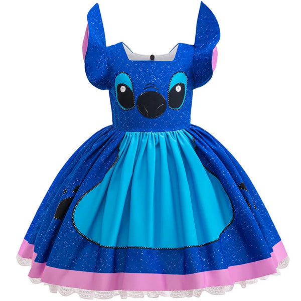 Vestido Fantasia Stitch Infantil