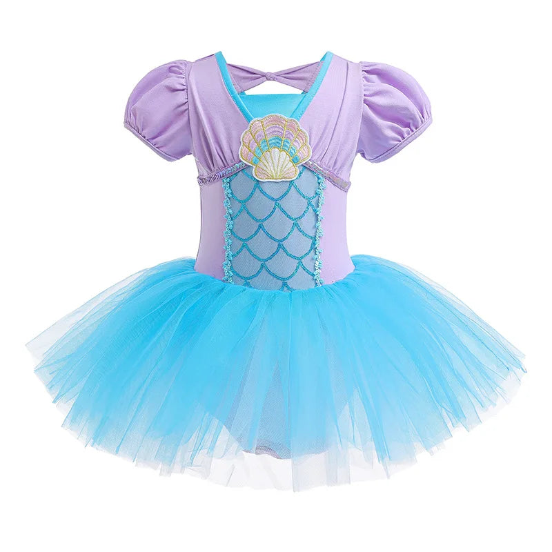 Fantasia Tutu Princesa Ariel Sereia Encantada