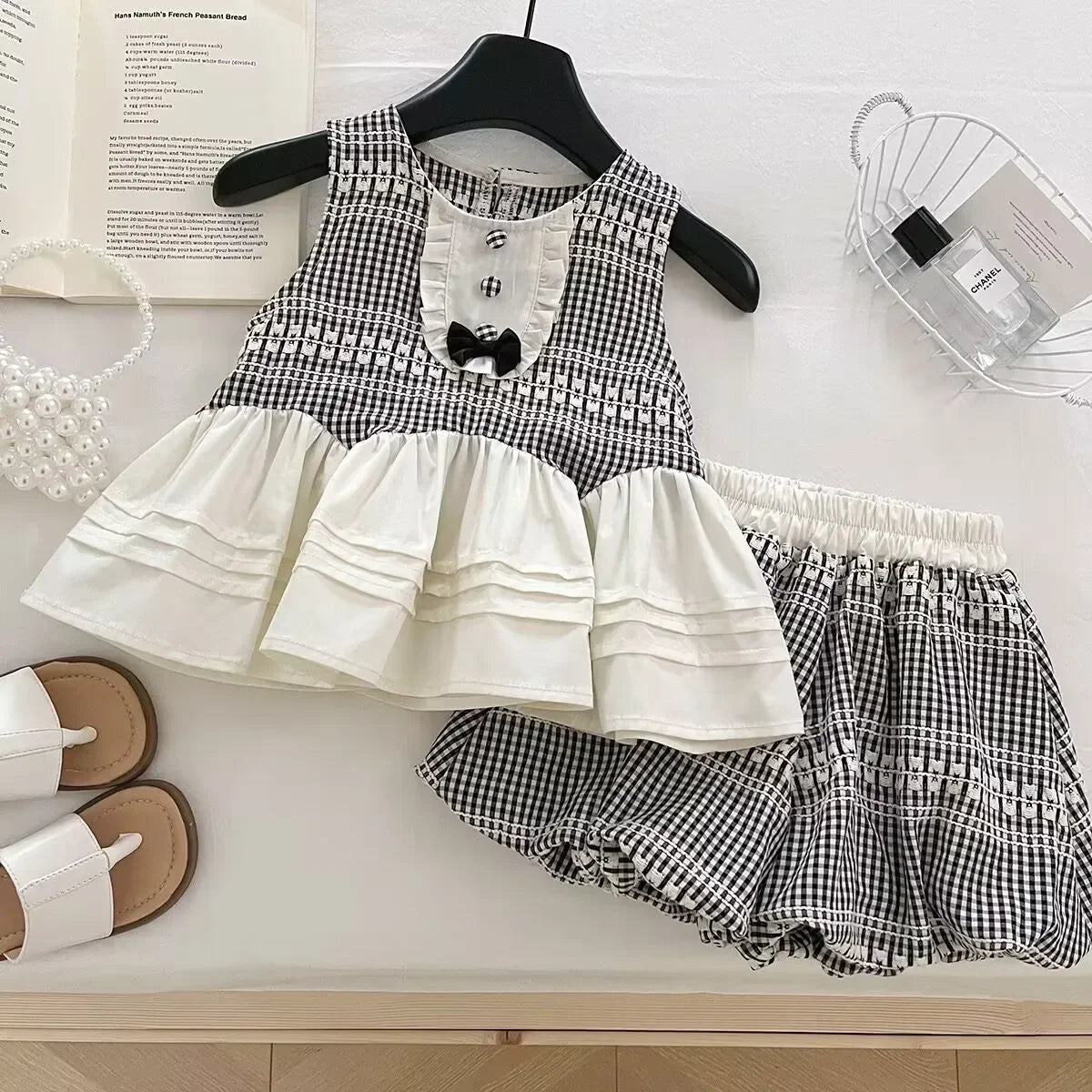 Conjunto Infantil Vichy Encantado