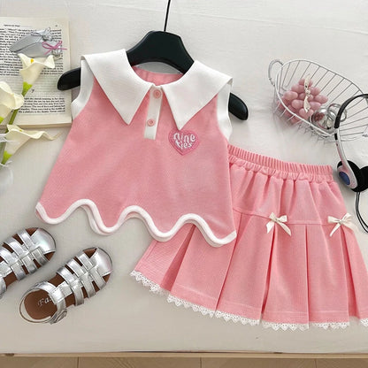 Conjunto Infantil Pink Heart