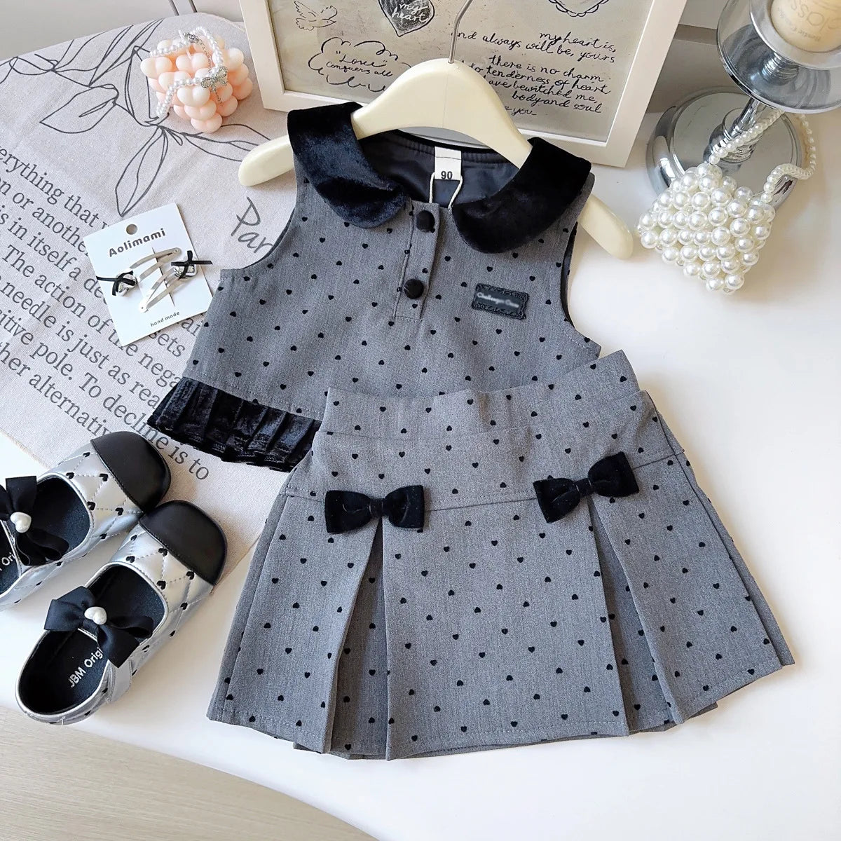 Conjunto Infantil Elegance Grey