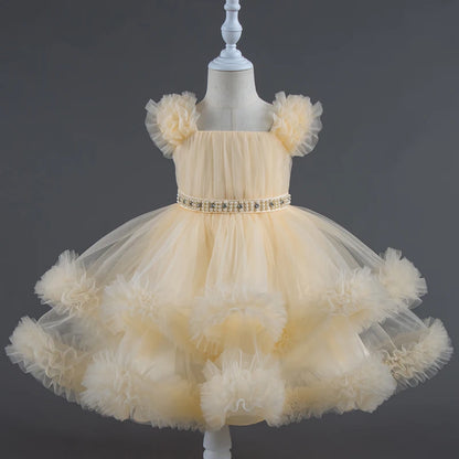 Vestido Infantil de Festa Tule Mariah - Cores