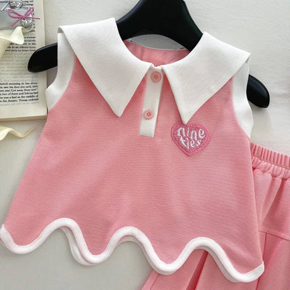 Conjunto Infantil Pink Heart