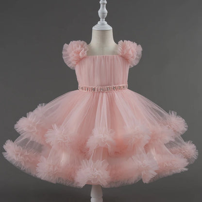 Vestido Infantil de Festa Tule Mariah - Cores