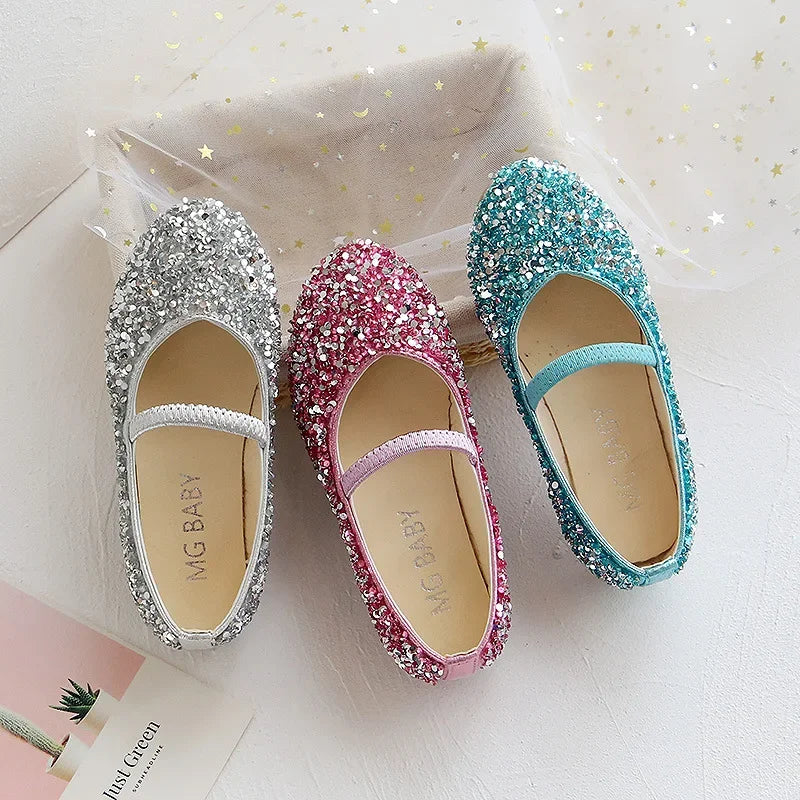 Sapatilha Infantil Brilho Encantado com Glitter