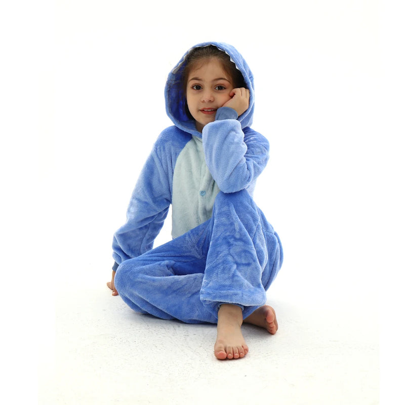 Pijama Macacão Infantil Stitch