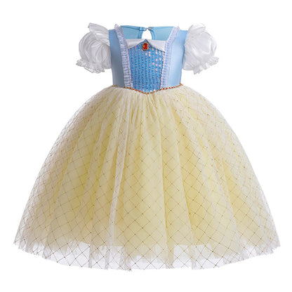 Fantasia Infantil Branca de Neve Tule