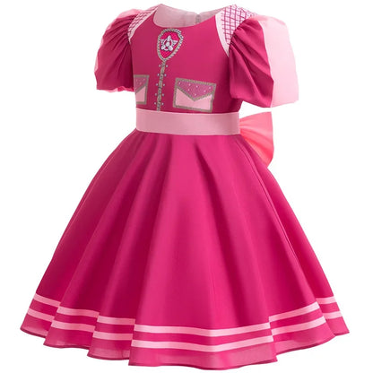 Vestido Infantil Fantasia Patrulha Canina Skye