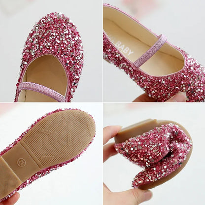 Sapatilha Infantil Brilho Encantado com Glitter