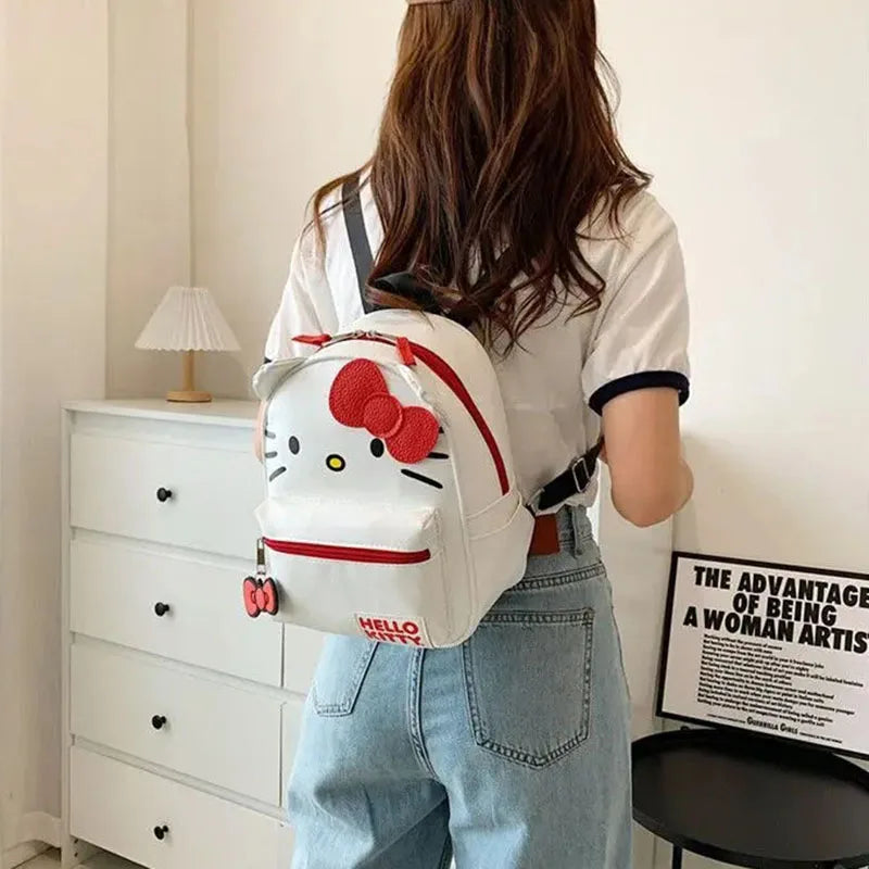 Mochila Infantil Hello Kitty Branco