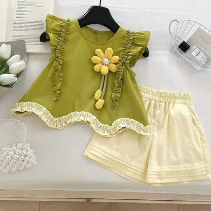 Conjunto Infantil Margarida Encantada